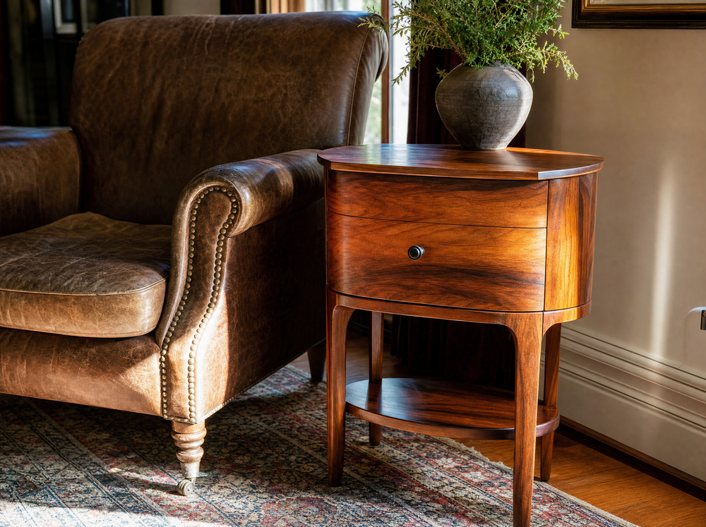You feed the wood. The leather in the same room is just as thirsty.